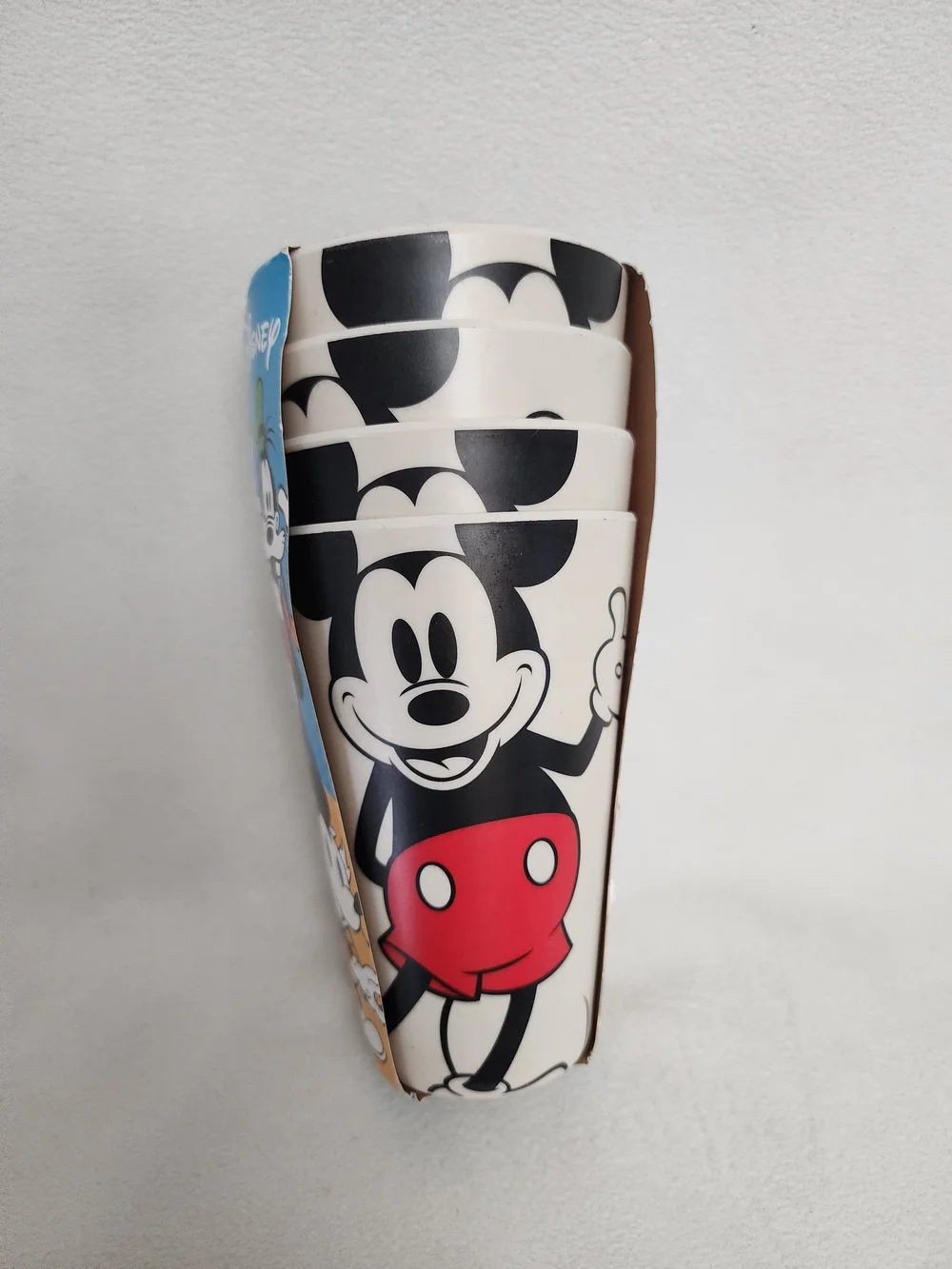 Disney Mickey Mouse Cream Party Plate and Tray Set Of 9